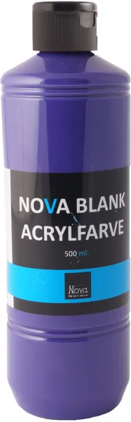 Nova pintura acrílica brillante 500 ml. Lila