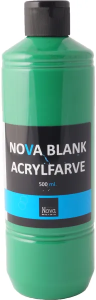 Pintura acrílica brillante Nova 500 ml. Verde