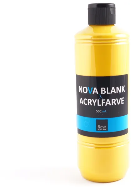 Pintura acrílica brillante Nova 500 ml. Amarillo sol