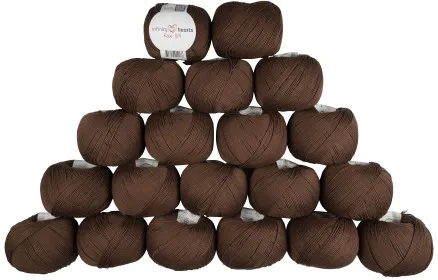 Infinity Hearts Rose 8/4 Paquete de hilo Unicolor 219 Marrón - 20 uds - Infinity Hearts Rose 8/4 Paquete de hilo Unicolor 219 Marrón - 20 uds