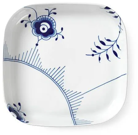 Royal Copenhagen Azul Mega Acanalada fuente para horno cuadrada 30 x 30 cm