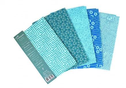 Tissu de Marie Fat Quarter Turquesa 50x57cm - 5 uds