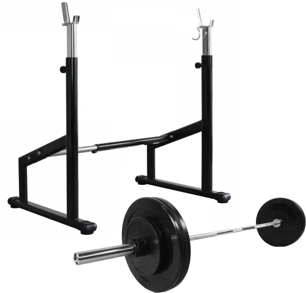 Odin Semi Pro Squat Rack + Pesas y Barra (50kg)