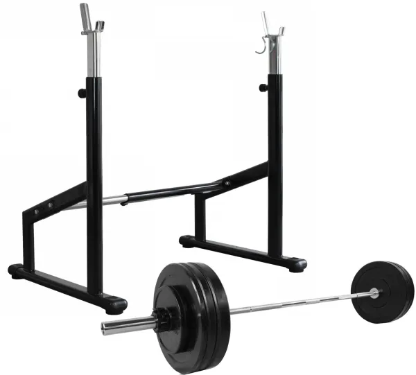 Odin Semi Pro Squat Rack + Pesas y Barra (100kg)