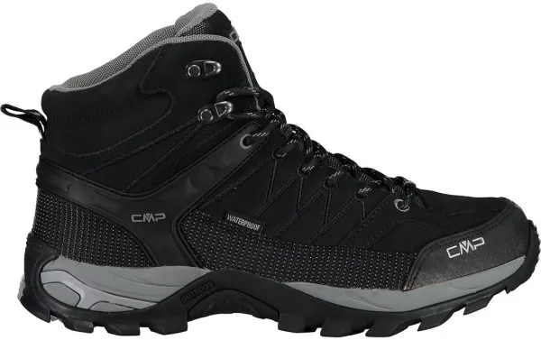 CMP Rigel Mid Trekking Botas de Hombre, negro